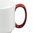 Libbey 999025300 8 1/2 oz Porcelain Coffee Mug, Lunar White thumbnail 6