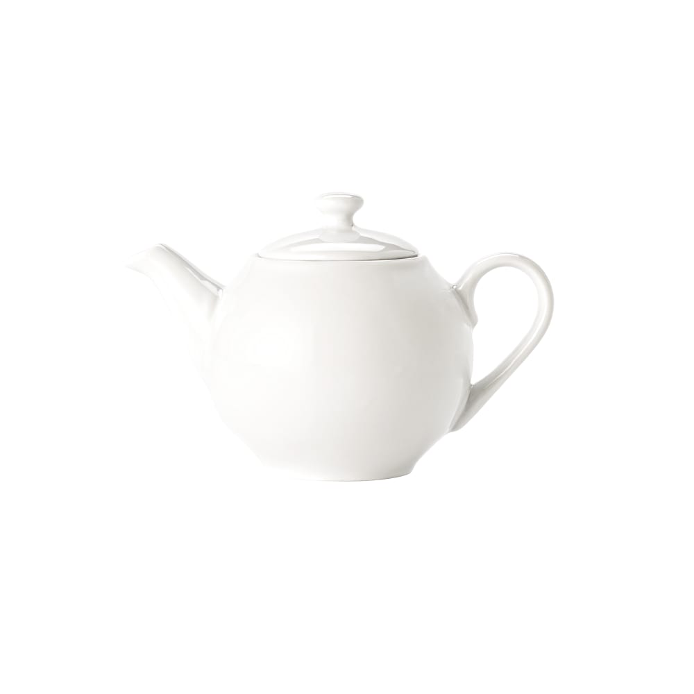 Libbey 999333040 15 oz Constellation Teapot - Porcelain, Lunar White