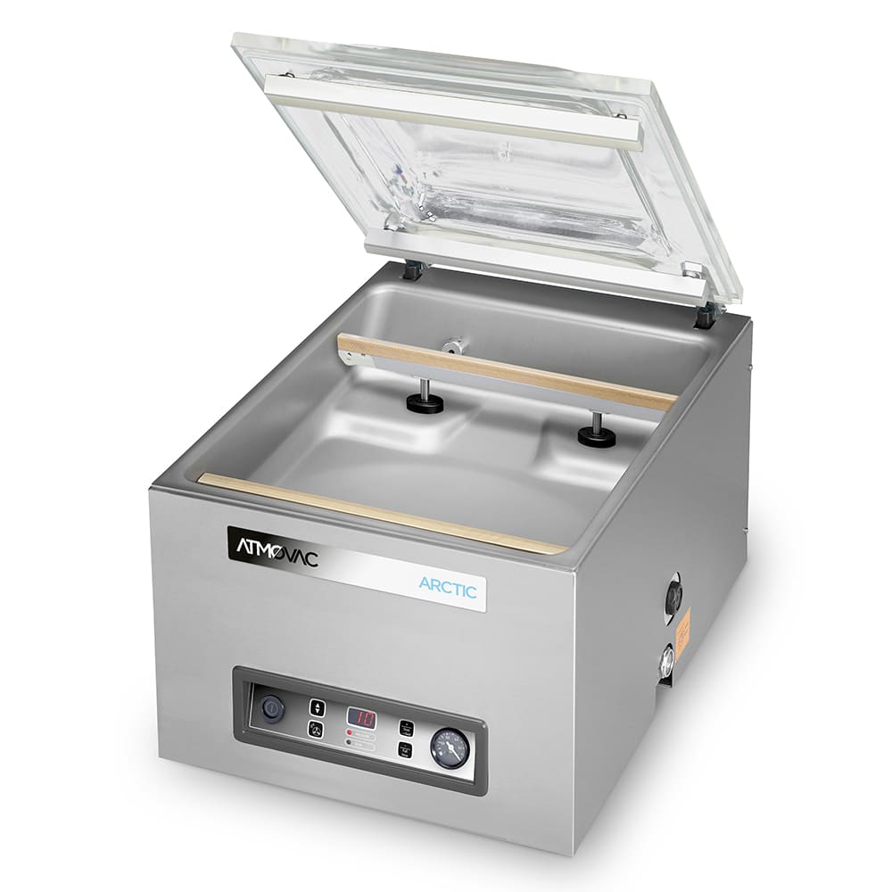 Eurodib ARCTIC16D Atmovac Countertop Vacuum Pack Machine w/ (2) 16 1/2" Seal Bars - Stainless, 120v