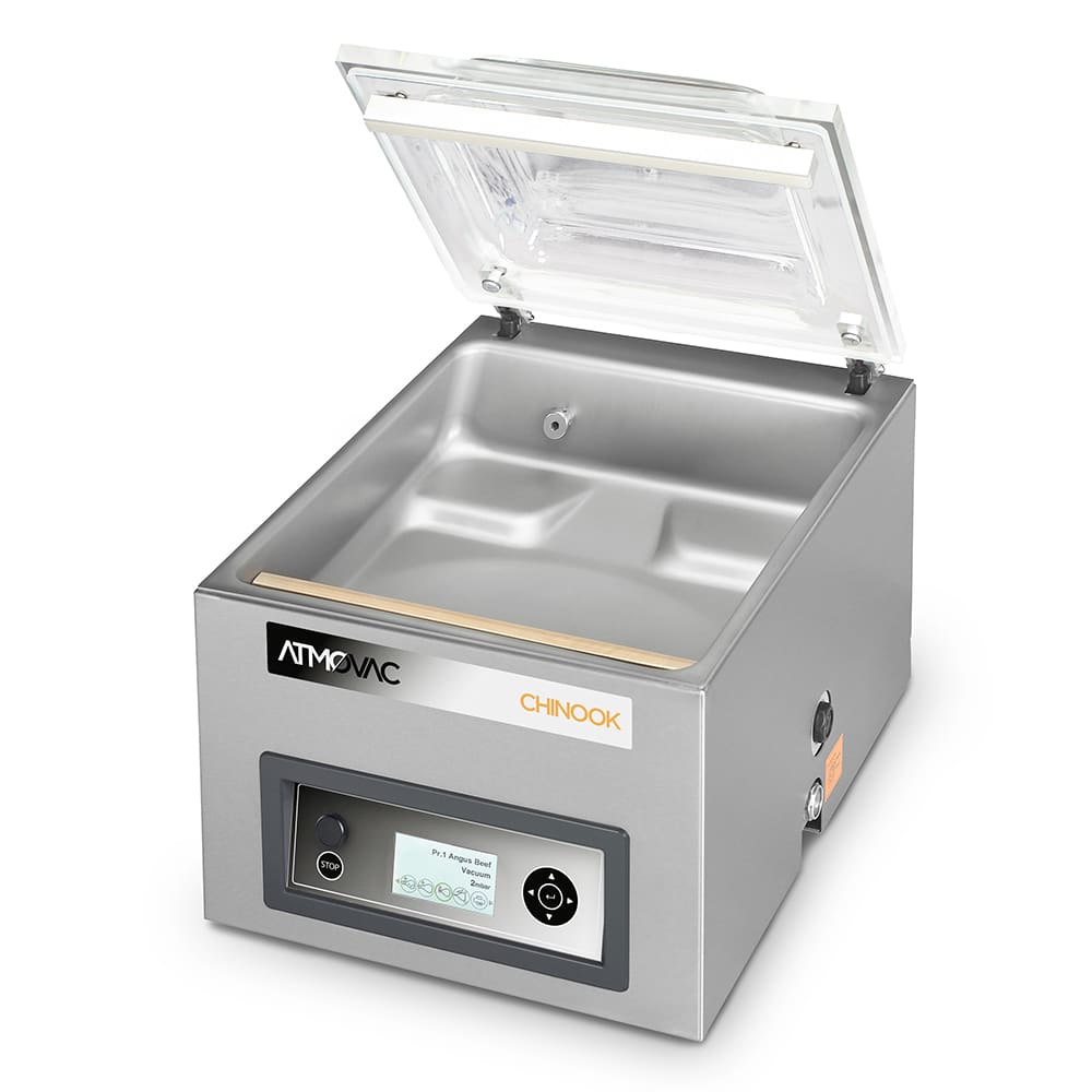 Eurodib CHINOOK16PLUS Atomvac Countertop Vacuum Pack Machine w/ 16" Seal Bar - Stainless, 110v