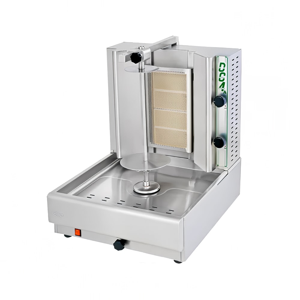 Eurodib DG6A Gyro Machine w/ 100 lb Capacity - Stainless, Natural Gas