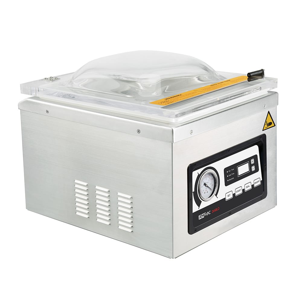 Eurodib DIABLO12 Atomvac Countertop Vacuum Pack Machine w/ 11 1/2" Seal Bar - Stainless, 120v