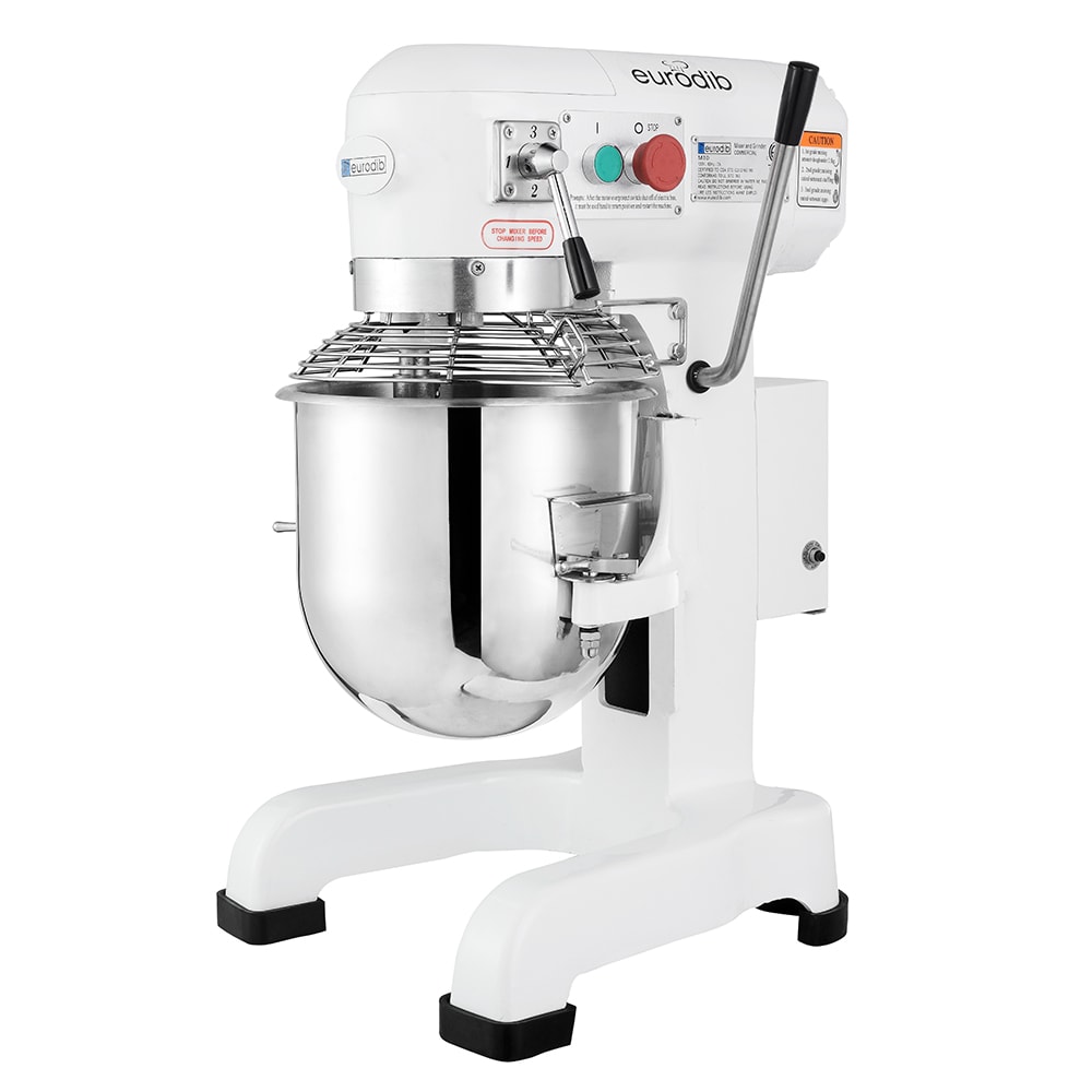 Eurodib M10ETL 10 qt Planetary Mixer - Bench Model, 7/10 hp, 110v