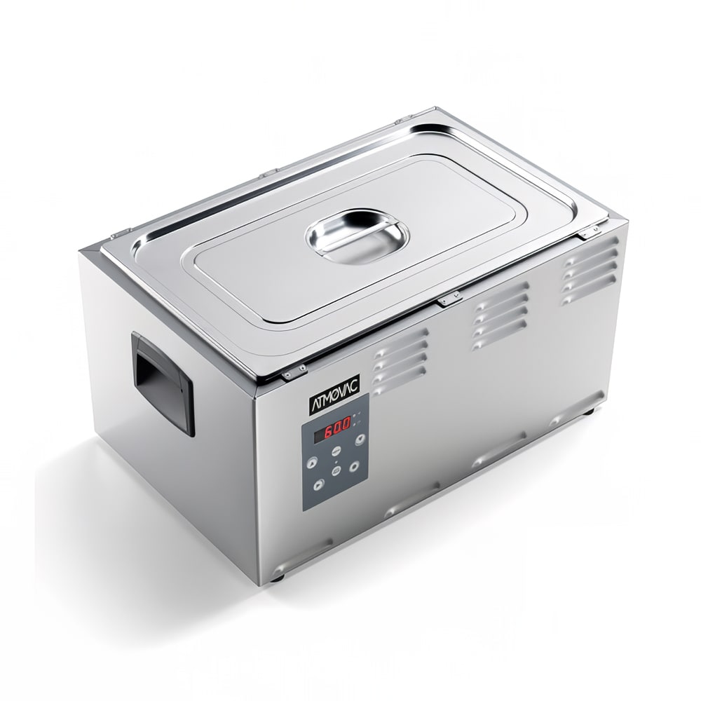 Eurodib SR11 7 gal Countertop Sous Vide Cooker w/ Lid - Stainless, 110v