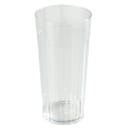 Carlisle 20 oz Clear Fluted Plastic Tumbler (012007) thumbnail 2