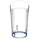 Carlisle 32 oz Clear Fluted Plastic Tumbler (013207) thumbnail 3