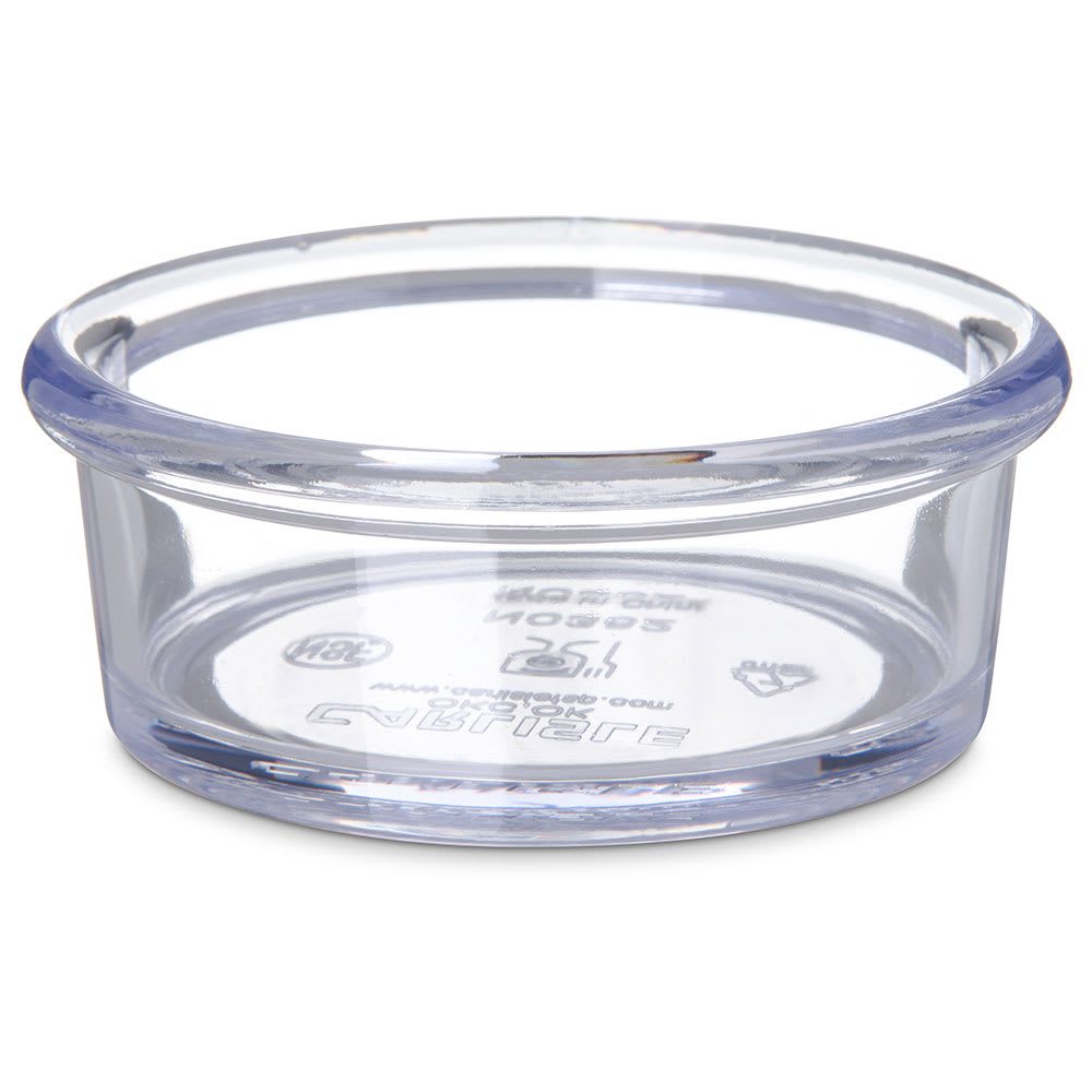 Carlisle 2 1/2 oz Ramekin - Plastic, Clear (036207)