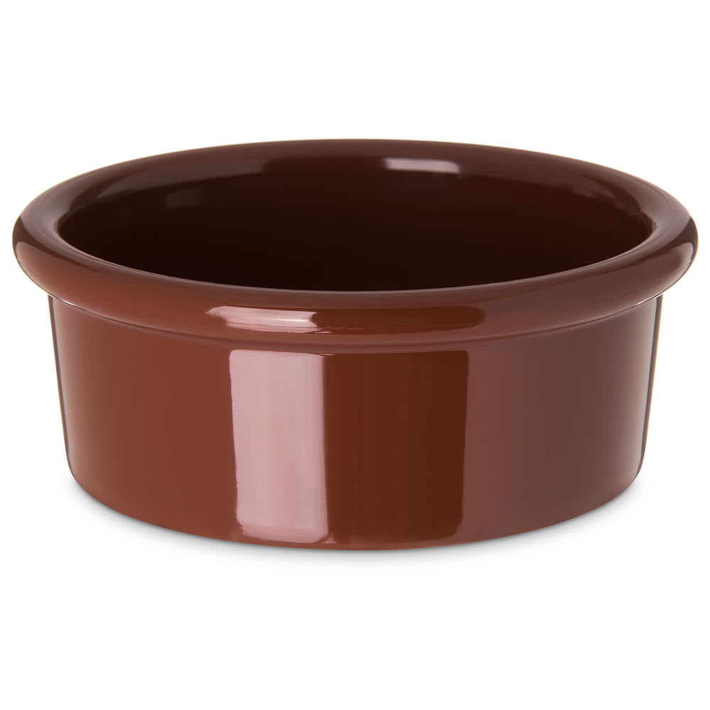 Carlisle 2 1/2 oz Ramekin - Plastic, Lenox Brown (036228)