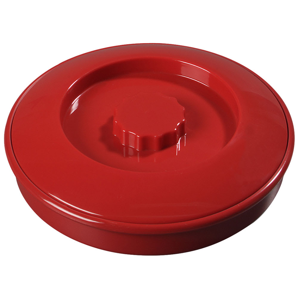 Carlisle 7 1/2" Tortilla Server with Lid - Red (047505)