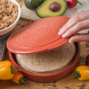 Carlisle 7" Tortilla Server with Lid - Terra Cotta (071029) thumbnail 5