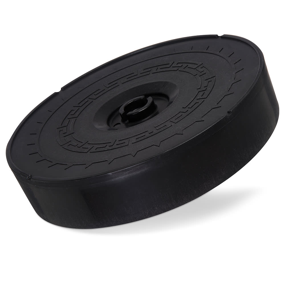 Carlisle 12" Tortilla Server with Lid - Black (071703)