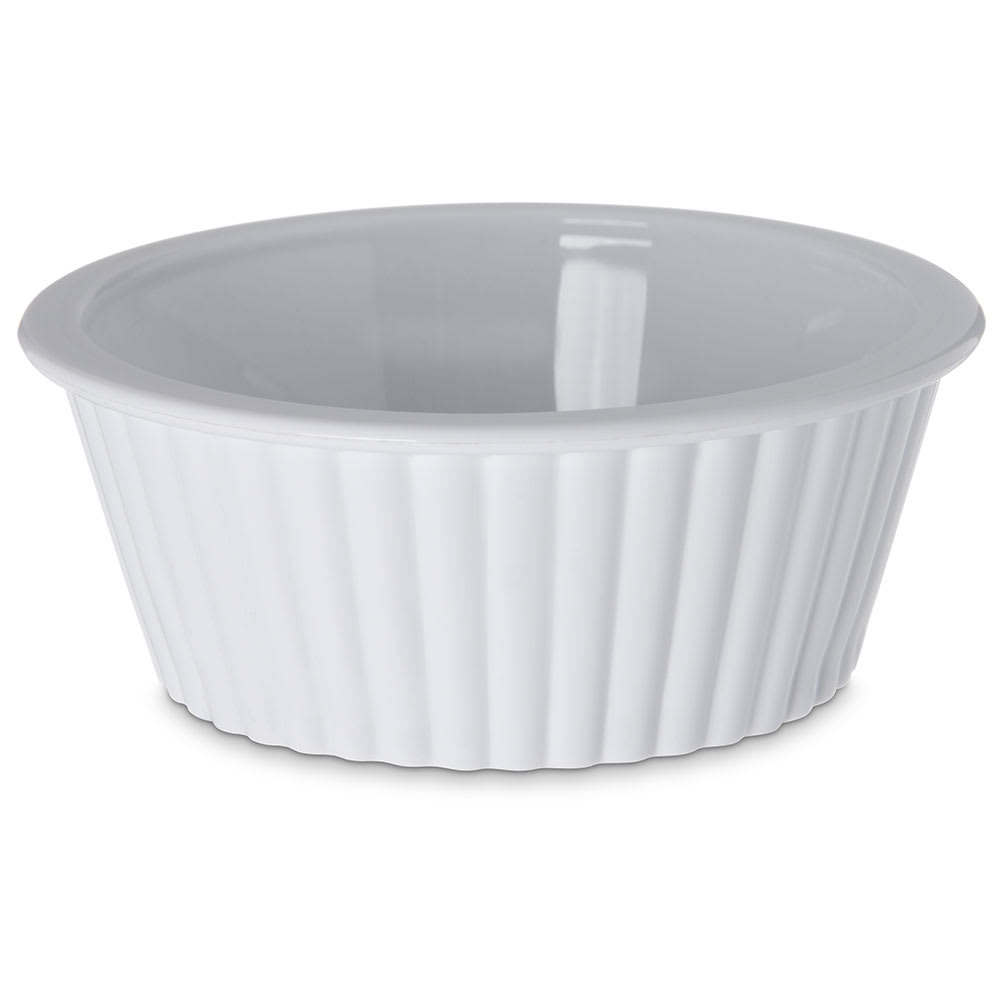 Carlisle 2 oz Fluted Ramekin - White (0844-02)