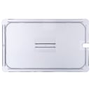 Carlisle Universal Full Size Food Pan Lid - Notched, Clear (10211U07) thumbnail 2