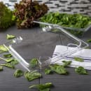 Carlisle Universal Half-Size Hinged Food Pan Lid - Notched, Polycarbonate, Clear (10239Z07) thumbnail 4