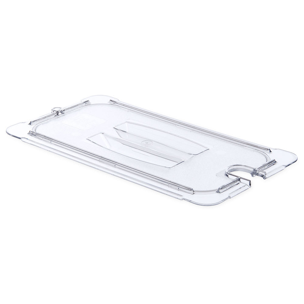 Carlisle Universal 1/3 Size Food Pan Notched Lid - Clear (10271U07)