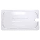 Carlisle Universal 1/3 Size Food Pan Notched Lid - Clear (10271U07) thumbnail 2