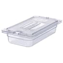 Carlisle Universal 1/3 Size Food Pan Notched Lid - Clear (10271U07) thumbnail 3