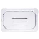 Carlisle Universal 1/4 Size Food Pan Solid Lid - Clear (10290U07) thumbnail 2