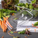 Carlisle Universal 1/4 Size Food Pan Solid Lid - Clear (10290U07) thumbnail 4