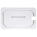 Carlisle Universal 1/4 Size Food Pan Notched Lid - Clear (10291U07) thumbnail 2
