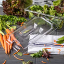 Carlisle Universal 1/4 Size Food Pan Notched Lid - Clear (10291U07) thumbnail 4