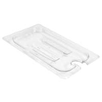Carlisle Universal 1/4 Size Food Pan Notched Lid - Clear (10291U07) thumbnail 5