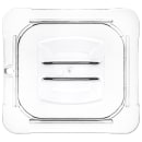 Carlisle Universal 1/6 Size Food Pan Solid Lid - Clear (10310U07) thumbnail 2