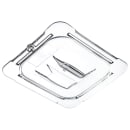 Carlisle Universal 1/6 Size Food Pan Solid Lid - Clear (10310U07) thumbnail 4