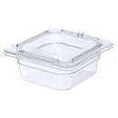 Carlisle Universal 1/6 Size Food Pan Lid - Flat, Clear (10316U07) thumbnail 3