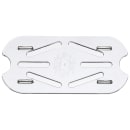 Carlisle 1/9 Size Food Pan Drain Grate - Clear (1033507) thumbnail 2