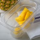 Carlisle 1/9 Size Food Pan Drain Grate - Clear (1033507) thumbnail 4