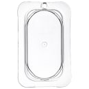 Carlisle Universal 1/9 Size Food Pan Lid - Flat, Clear (10336U07) thumbnail 2