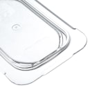 Carlisle Universal 1/9 Size Food Pan Lid - Flat, Clear (10336U07) thumbnail 3