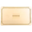 Carlisle Universal Full Size High Heat Food Pan Solid Lid - Amber (10410U13) thumbnail 2