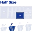 Carlisle 4"D Half Size High Temp Food Pan - Stackable (10421B13) thumbnail 5