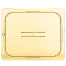 Carlisle Universal Half Size High Heat Food Pan Solid Lid - Amber (10430U13) thumbnail 2