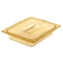 Carlisle Universal Half Size High Heat Food Pan Solid Lid - Amber (10430U13) thumbnail 3