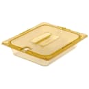 Carlisle Universal Half Size High Heat Food Pan Notched Lid - Amber (10431U13) thumbnail 3