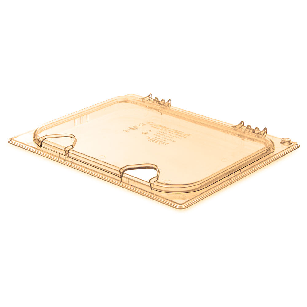 Carlisle StorPlus™ EZ Access High Heat 1/2 Size Universal Lid, Amber (10439Z13)