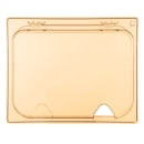 Carlisle StorPlus™ EZ Access High Heat 1/2 Size Universal Lid, Amber (10439Z13) thumbnail 2