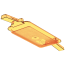 Carlisle 7/8"D Third Size High Temp Food Pan - Handle (10458HH13) thumbnail 3