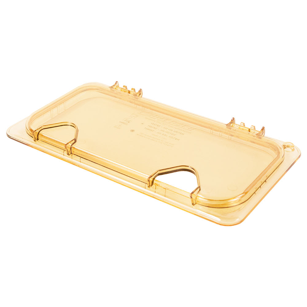 Carlisle StorPlus™ EZ Access High Heat 1/3 Size Universal Lid, Amber (10479Z13)