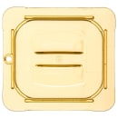 Carlisle Universal 1/6 Size High Heat Food Pan Solid Lid - Amber (10510U13) thumbnail 2