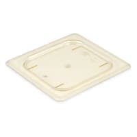 Carlisle Universal 1/6 Size High Heat Food Pan Solid Lid - Amber (10510U13) thumbnail 5