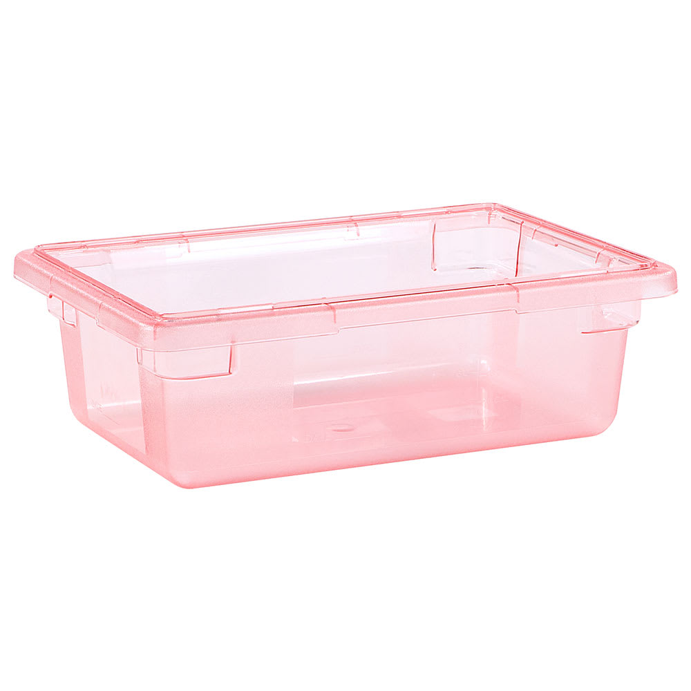 Carlisle 3 1/2 gal Food Storage Box - 18x12x6" Red (10611C05)