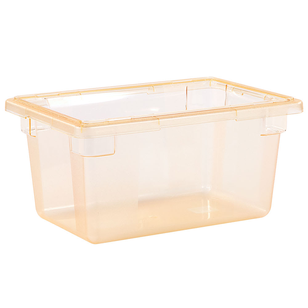 Carlisle 5 gal Food Storage Box - 18x12x9" Yellow (10612C22)