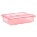 Carlisle 8 1/2 gal Food Storage Box - 26x18x6" Red (10621C05) thumbnail 3