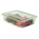 Carlisle 8 1/2 gal Food Storage Box - 26x18x6" Green (10621C09) thumbnail 4