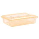 Carlisle 8 1/2 gal Food Storage Box - 26x18x6" Yellow (10621C22) thumbnail 3
