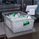 Carlisle 12 1/2 gal Food Storage Box - 26x18x9" Clear (1062207) thumbnail 5